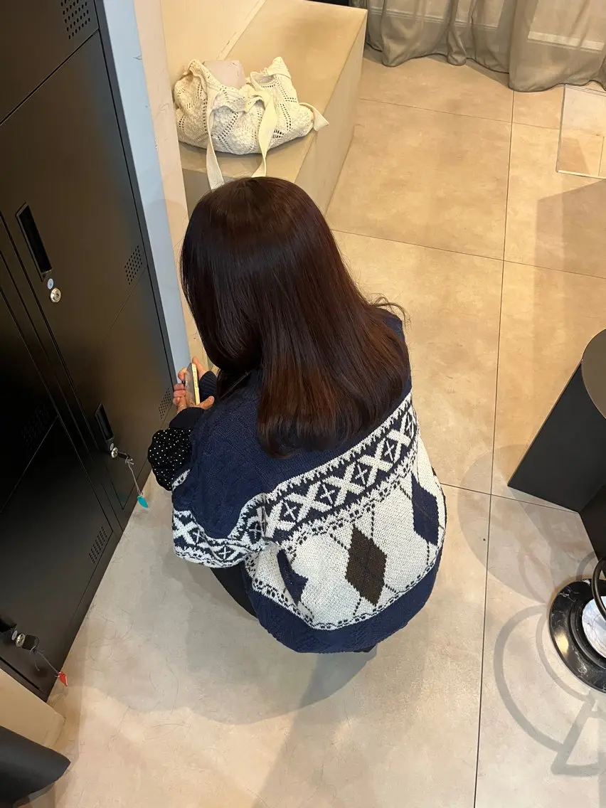 カラー 竹内 穂乃佳のヘアスタイル