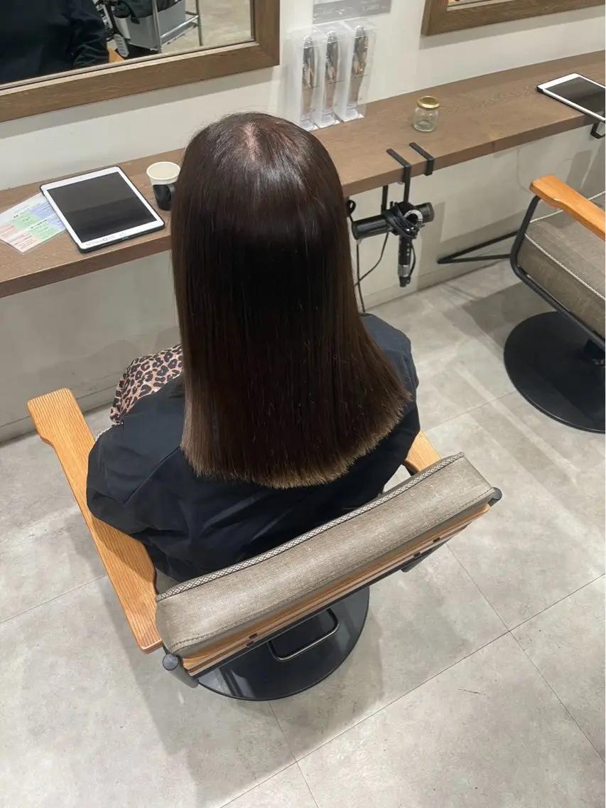 カラー N° rico 霞歩のヘアスタイル