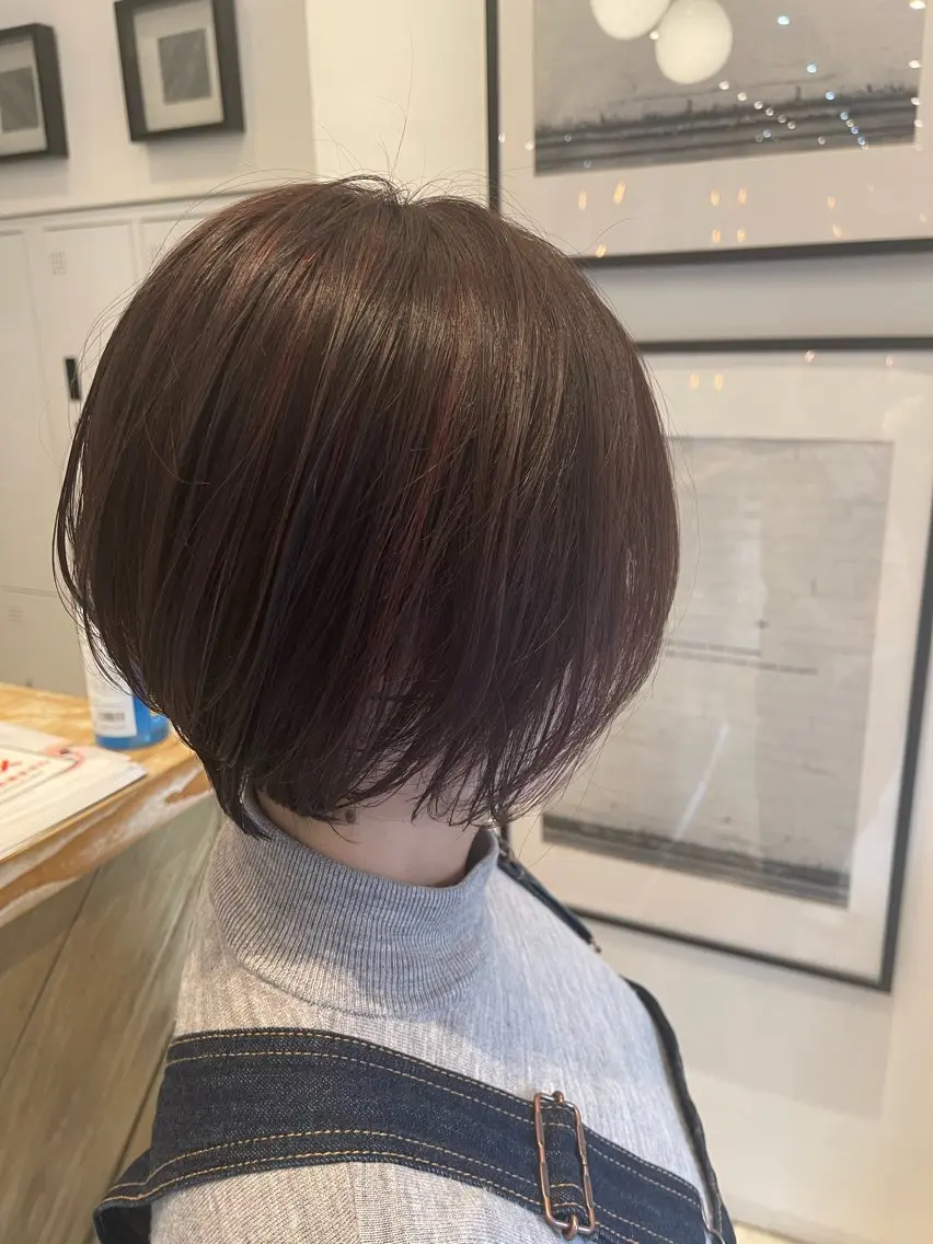 ショート カラー 塚本 昂のヘアスタイル