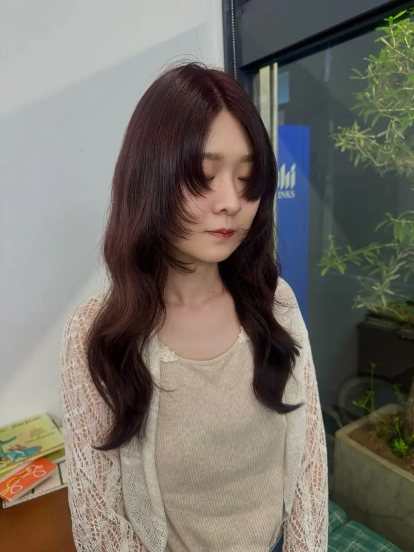 ロング ヘアカラー Elme/ ワンカラー大募集💞のヘアスタイル