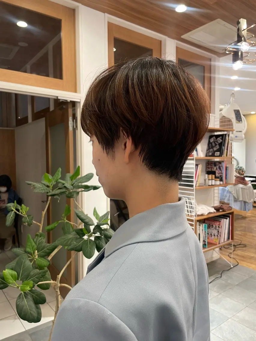 ショート ショートヘア ボブ ホノカのヘアスタイル