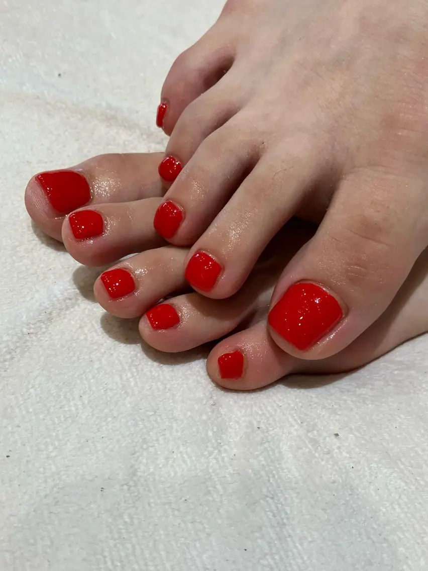ネイル 赤色 ハンドネイル fun the nail ayakaのネイルデザイン
