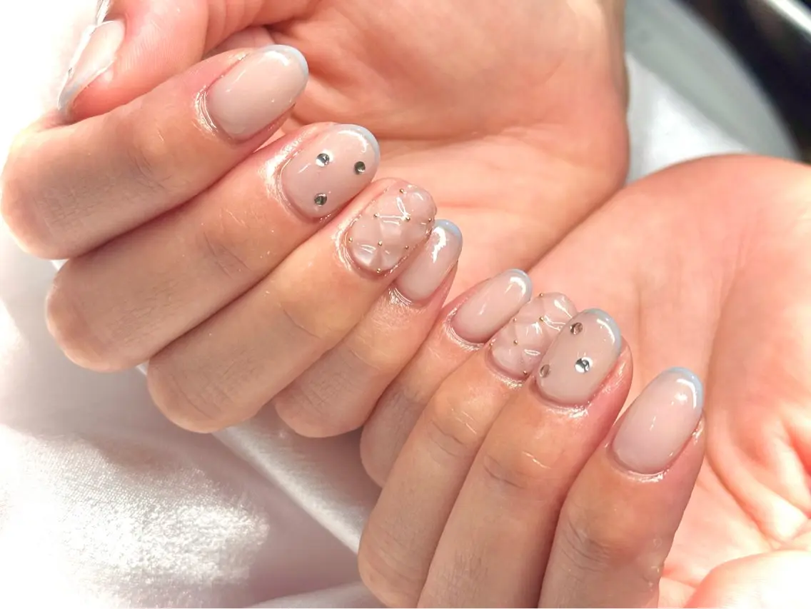 ネイル フレンチネイル Nuae MIKIのネイルデザイン