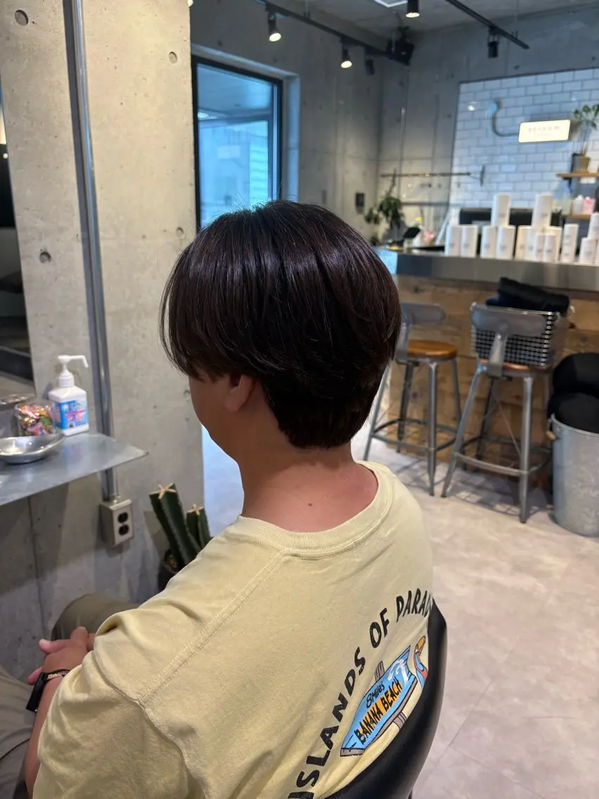 メンズ カット 韓国ヘアー🇰🇷 MIWAのヘアスタイル