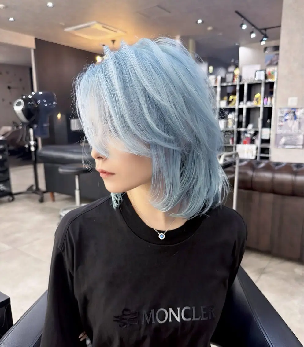 ショート ヘアカラー 佐藤 香太のヘアスタイル