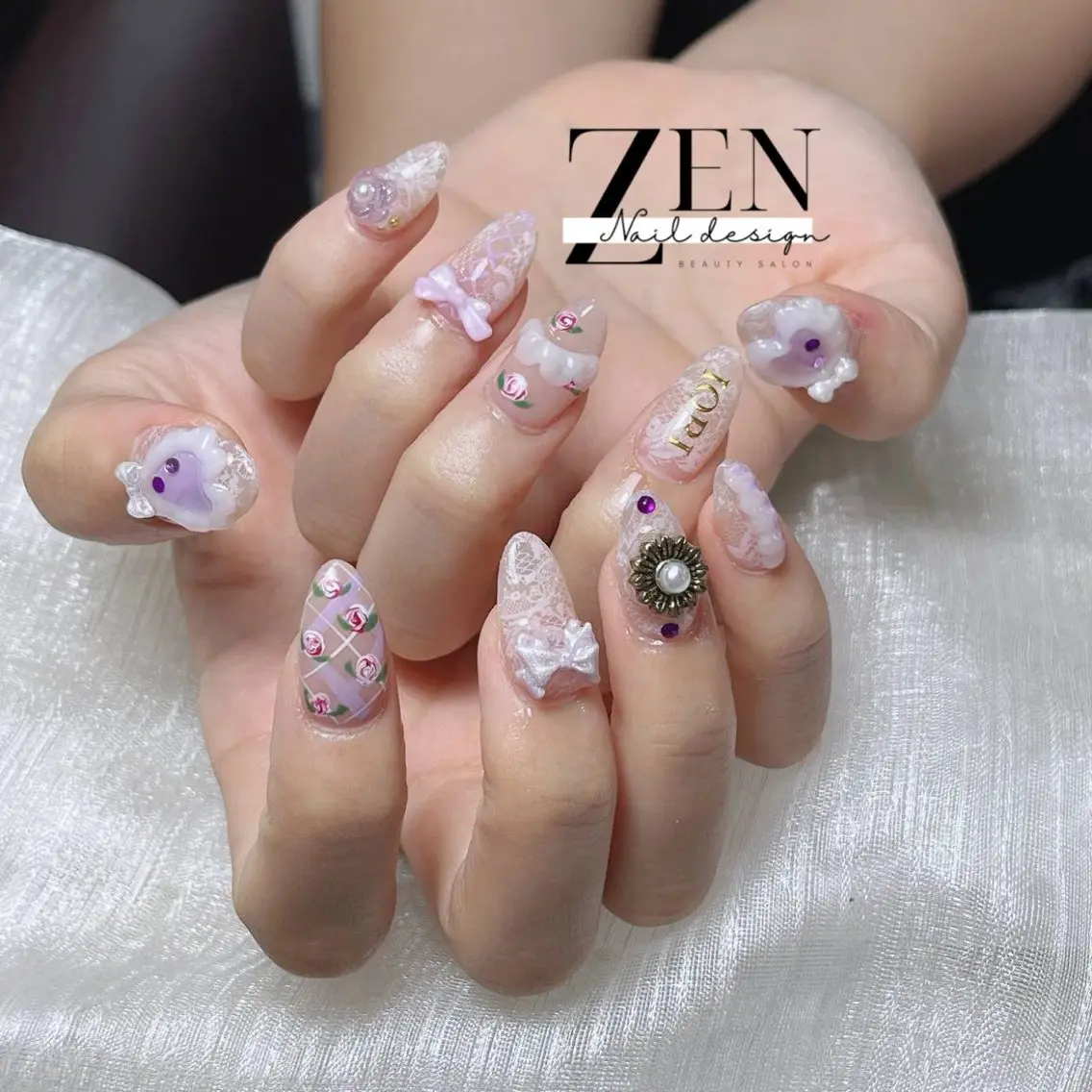 ネイル 持ち込み スカルプネイル ネイルチップ ハンドネイル Zen Nail Design 池袋のネイルデザイン