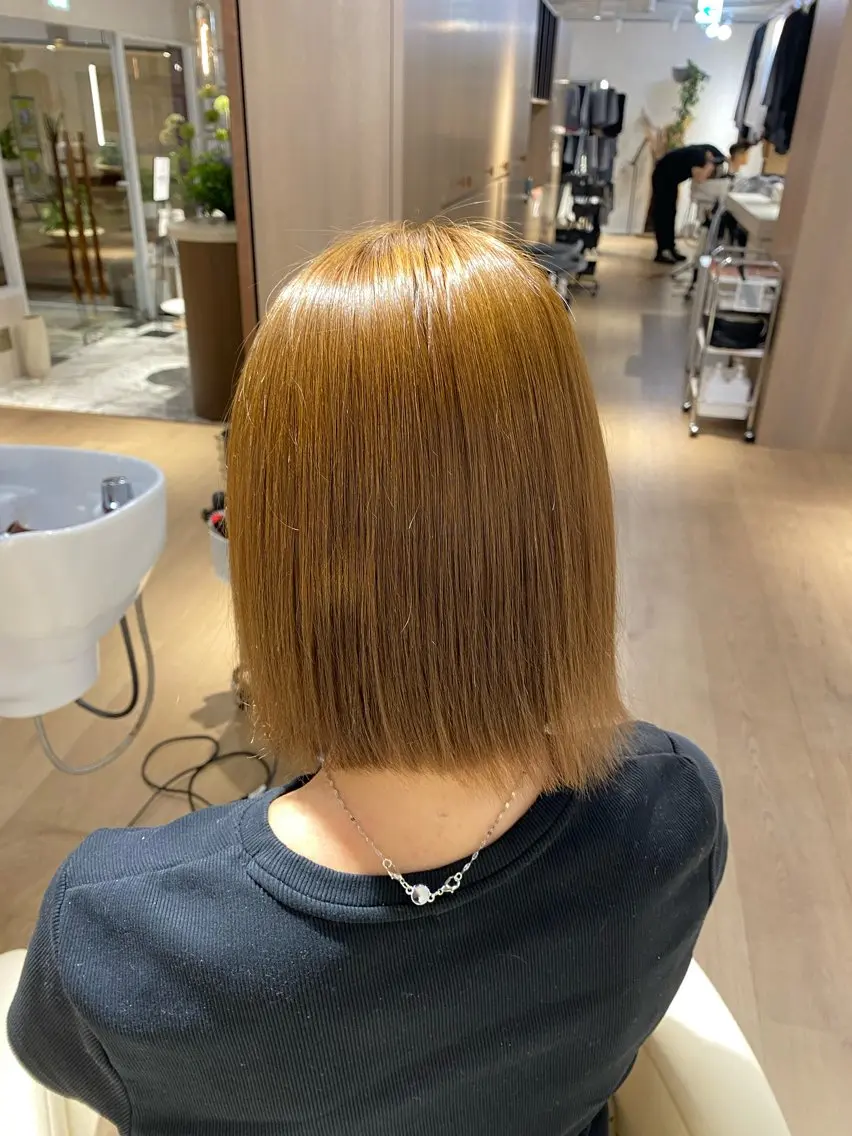 ミディアム 髪質改善 髪質改善ストレート ✂️前田龍之介のヘアスタイル