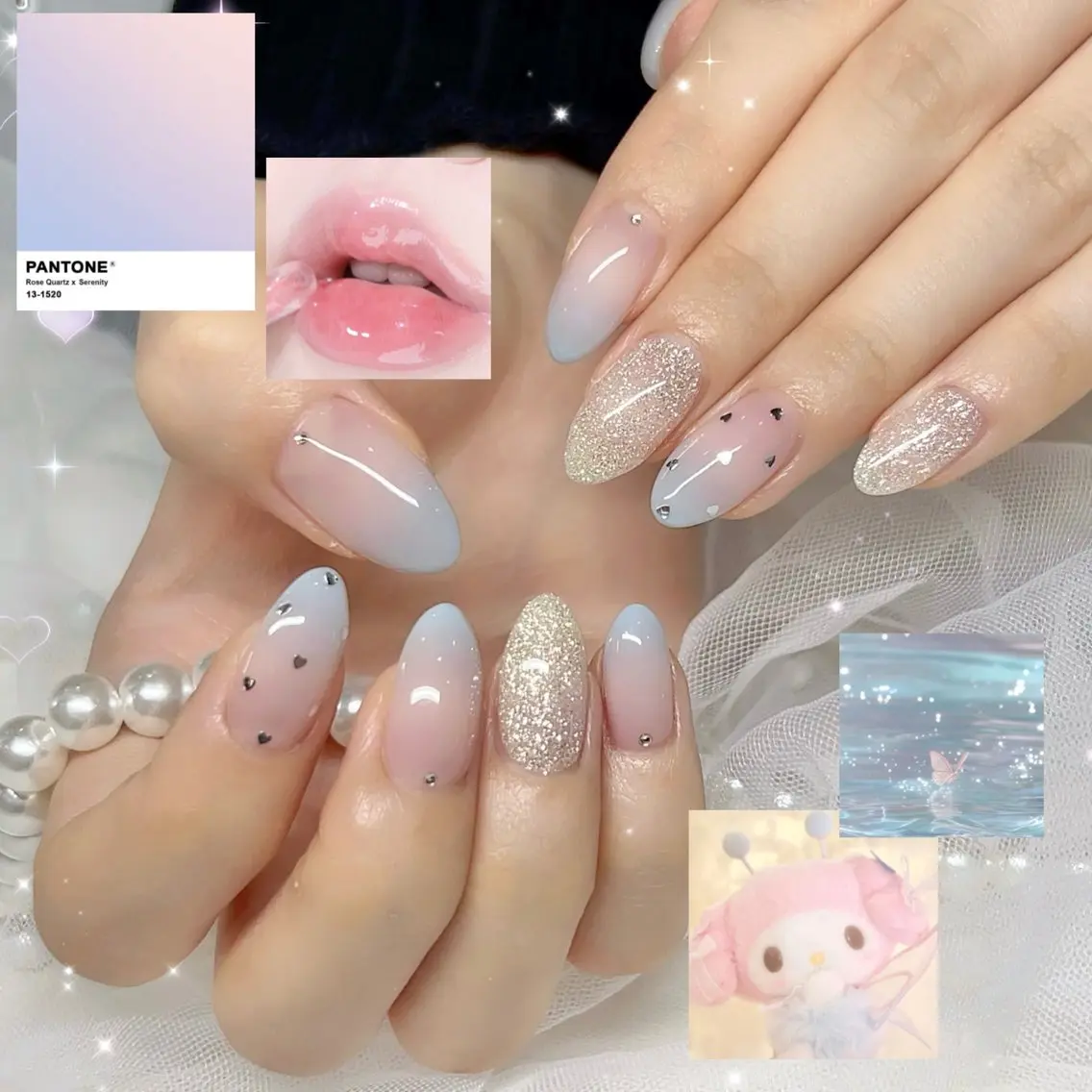 ネイル ハンドネイル 🪄mimi🎀 Midori🪽のネイルデザイン