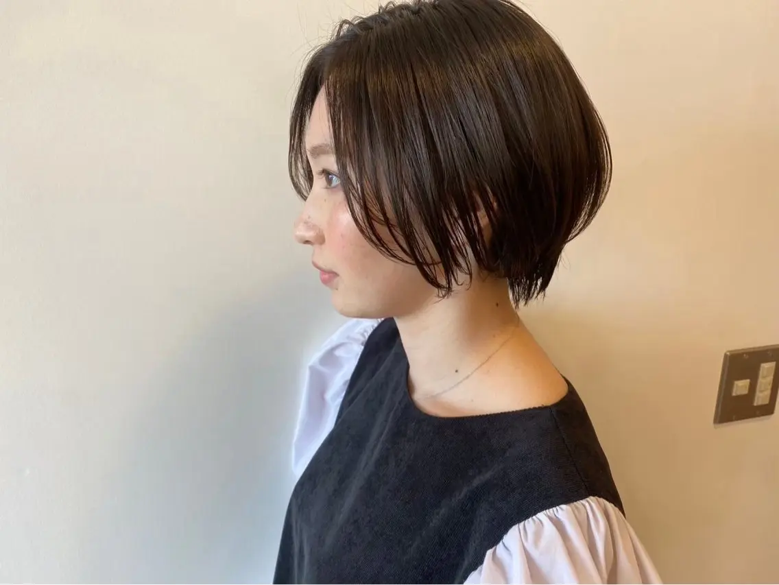 ショート ショートヘア 林 莉瑠のヘアスタイル