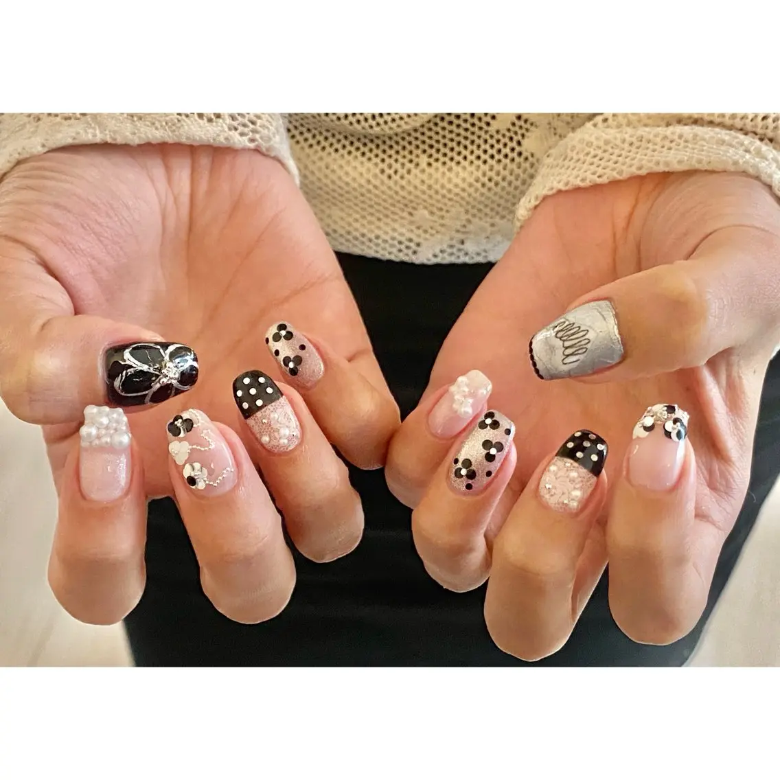 ネイル ハンドネイル ⏦Little 𐙚 Nail⏦のネイルデザイン