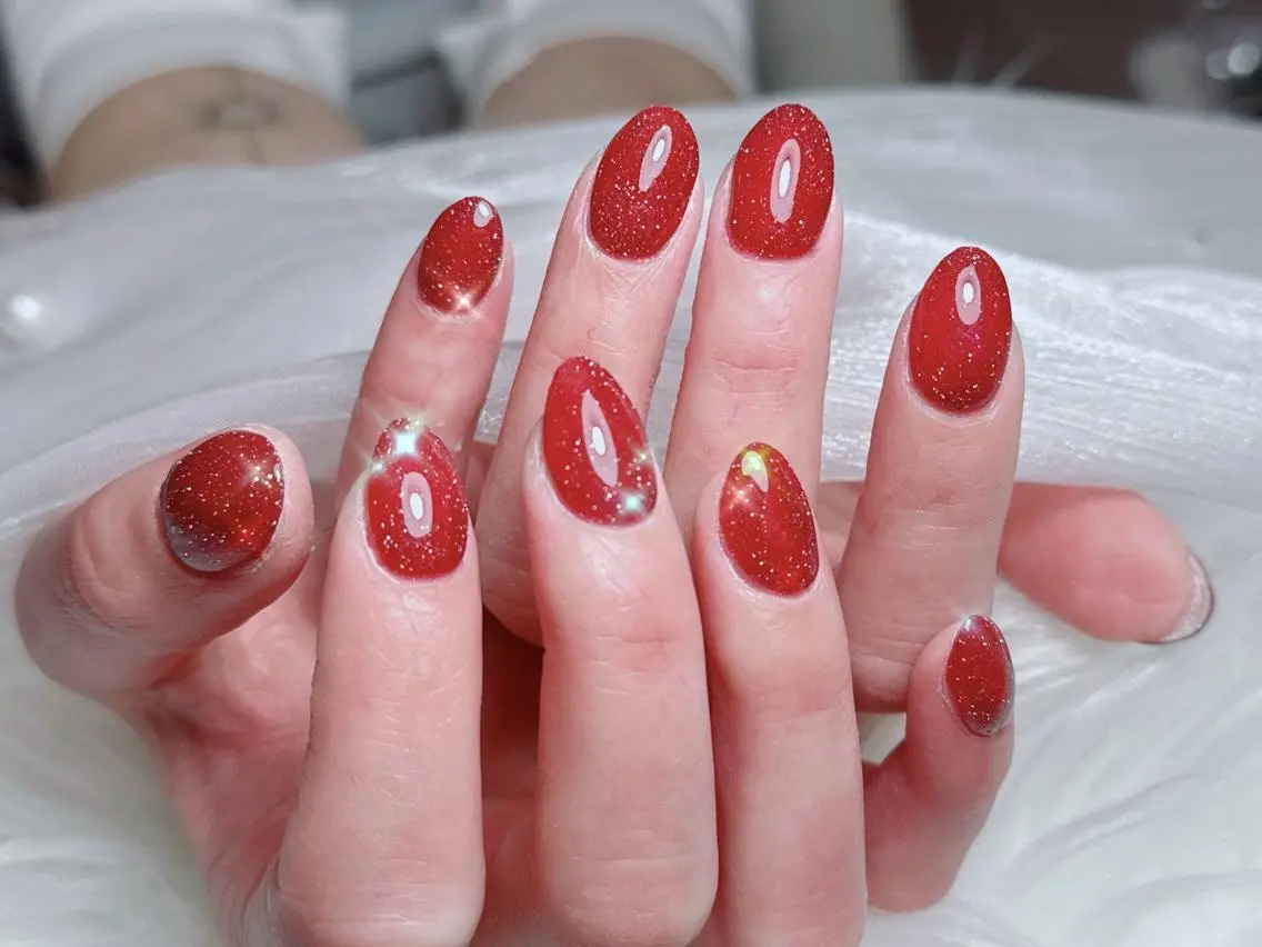 メンズ ネイル メンズ韓国風 オーロラネイル チークネイル 長さ出し フットネイル 【スカルプ専門店】 Naomi nailのネイルデザイン