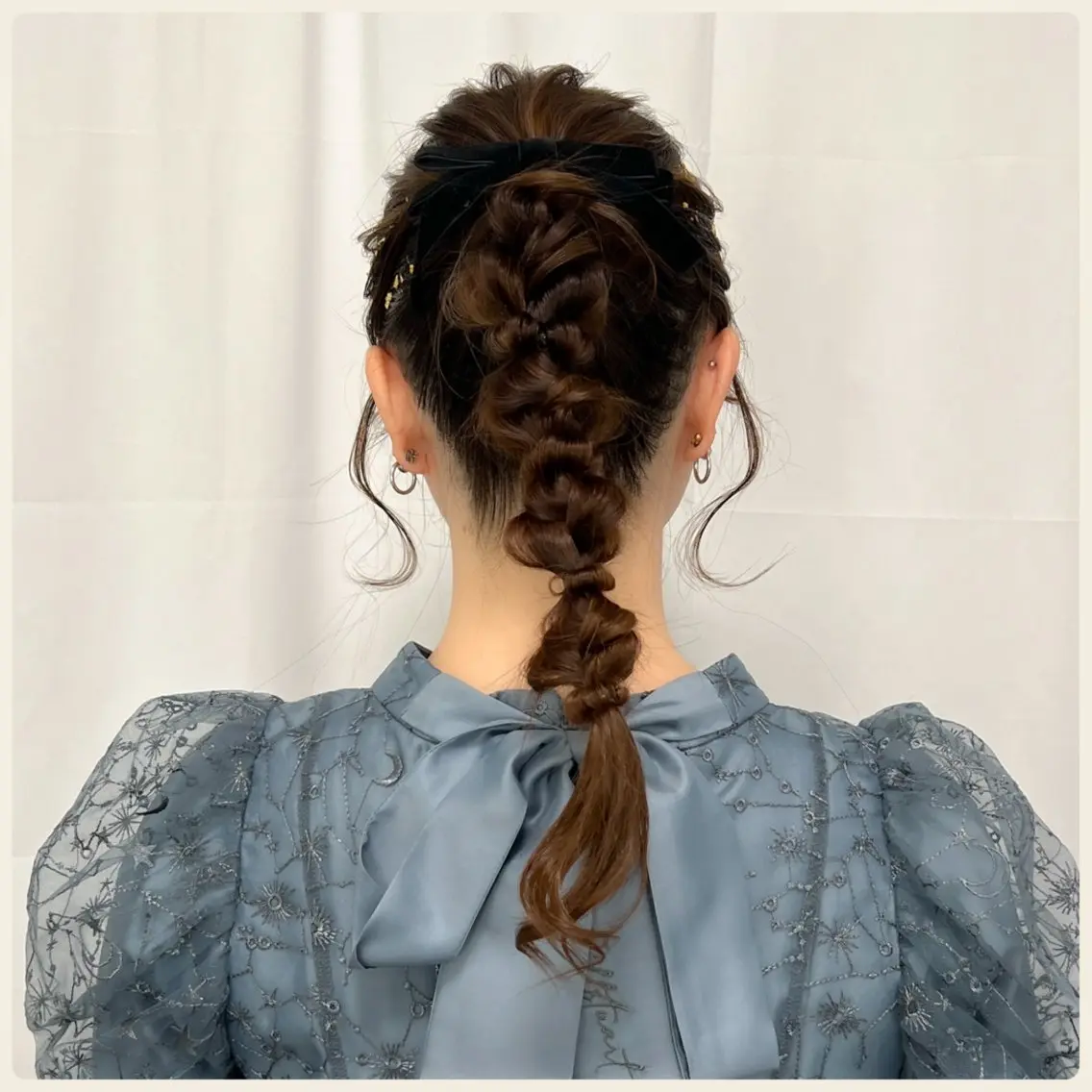 ヘアアレンジ ポニーテール ヘアセット 川崎ヘアメイク🪞 CHATEAUのヘアスタイル