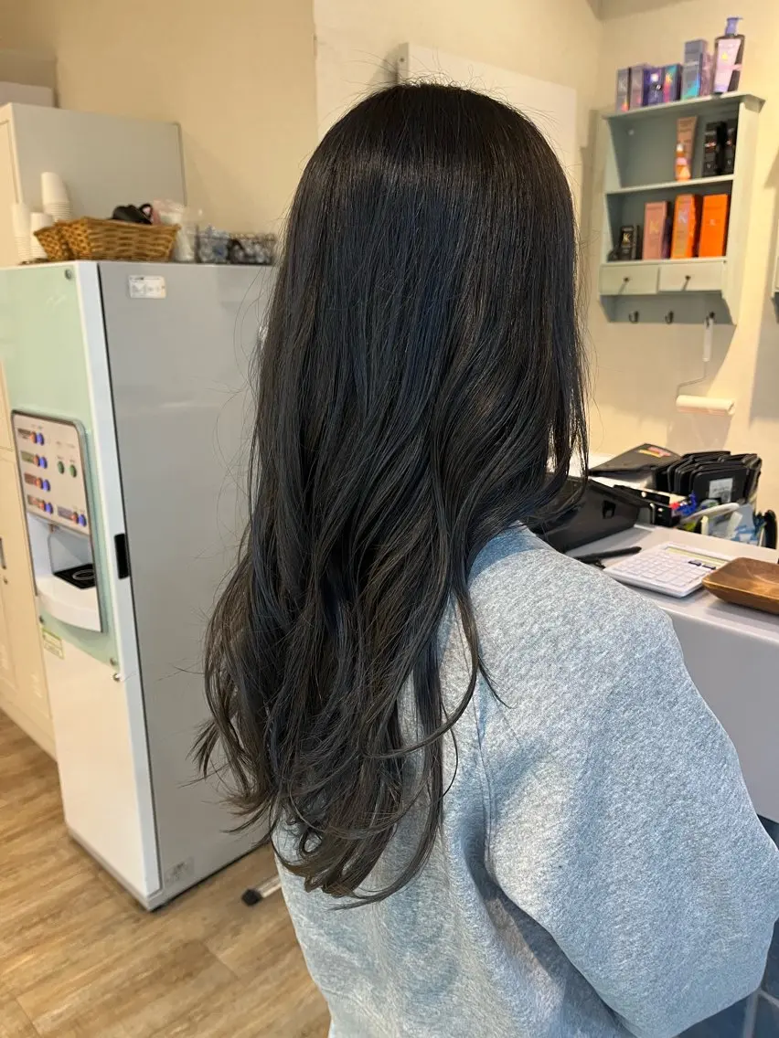 ロング カラー カット ヘアカラー 🫧透ける艶髪🫧/ 🎀yukako🎀のヘアスタイル