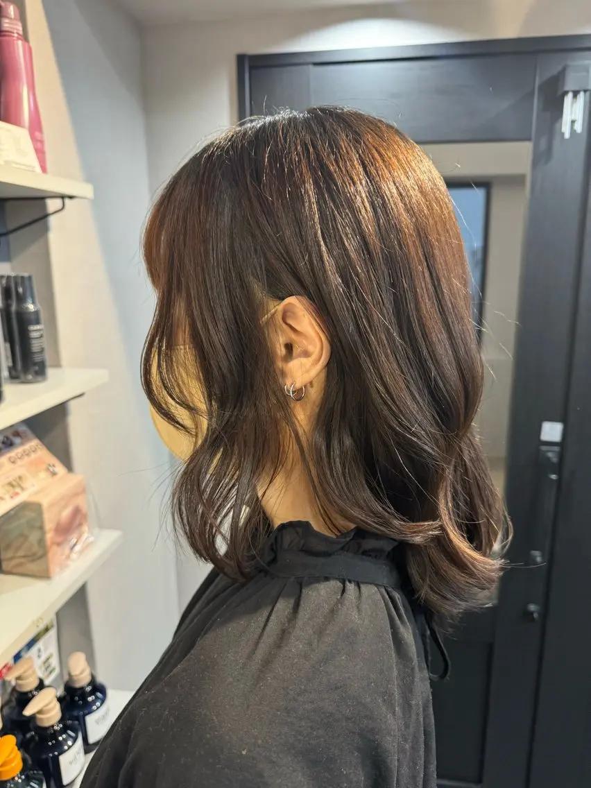 ミディアム CLUTCHmuk. AIRI／完全個室のヘアスタイル