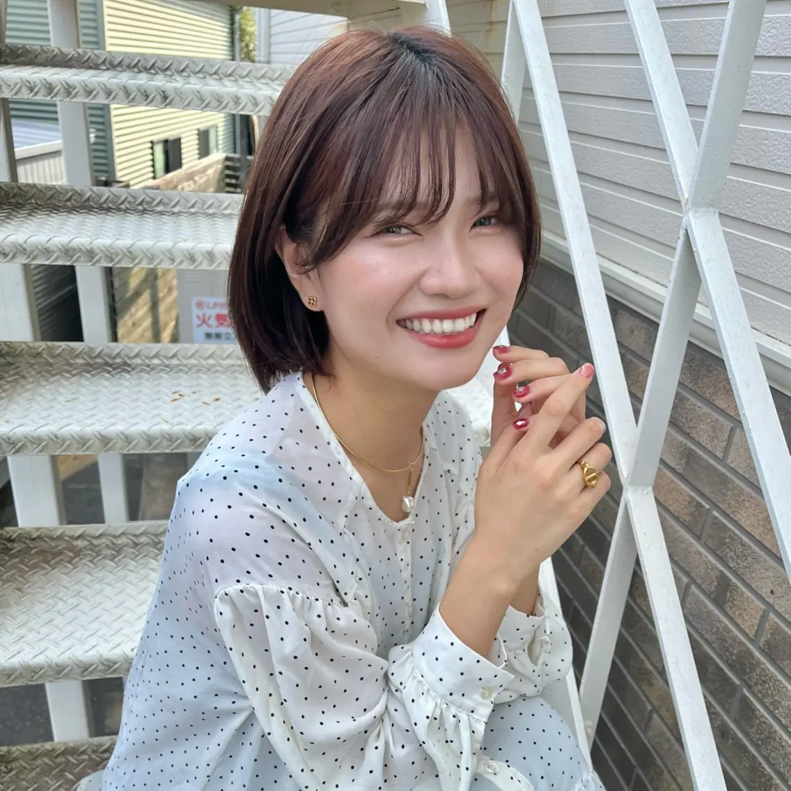 カラー 河合 柚姫のヘアスタイル