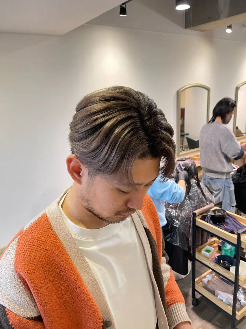 ショート カラー メンズ カット ヘアカラー Felice Erikaのヘアスタイル