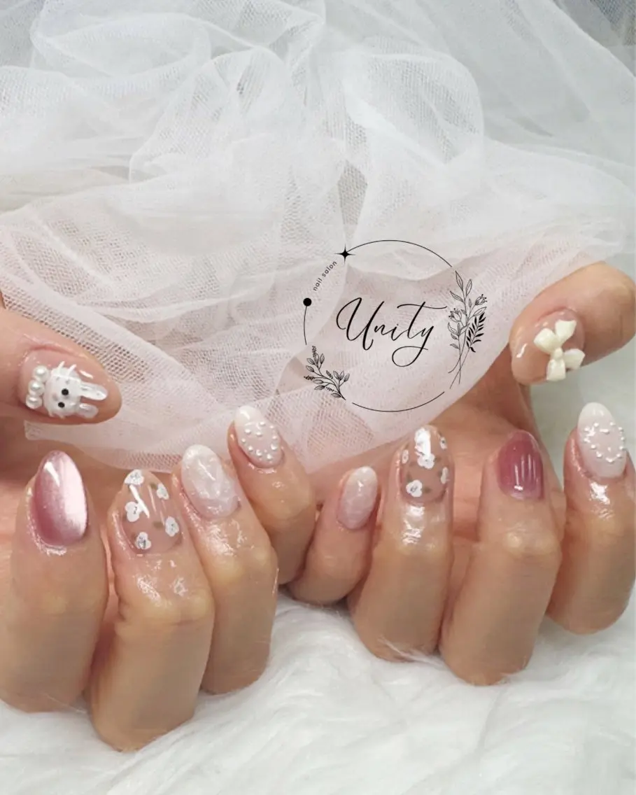 ネイル ハンドネイル ハンドケア Unity Rihoのネイルデザイン