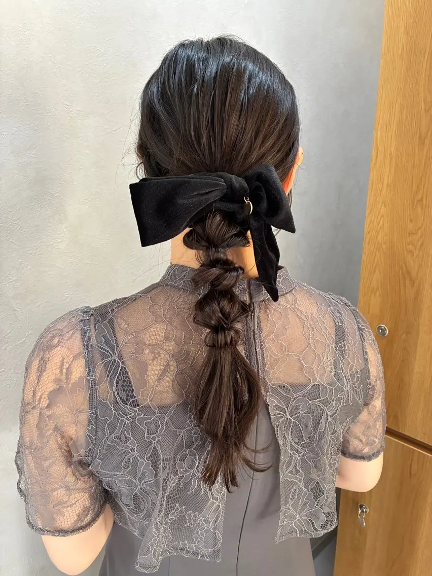ロング ヘアアレンジ ヘアセット 遠藤 玲のヘアスタイル