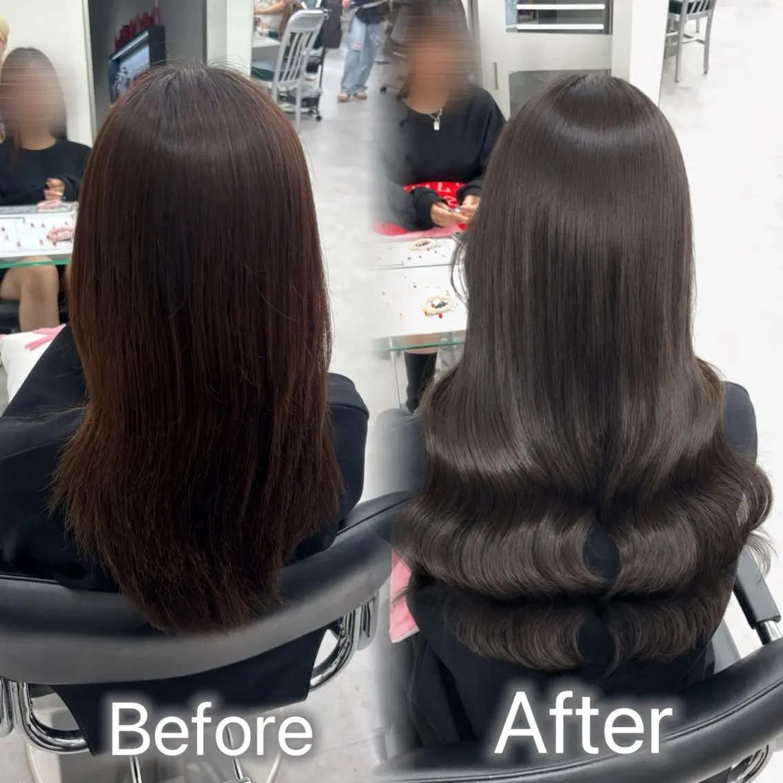 ロング カラー ヘアアレンジ メンズ カット ヘアカラー トリートメント エクステ ヘアセット 羽エク指名No1✨️ シールエク🌙しぇるのヘアスタイル