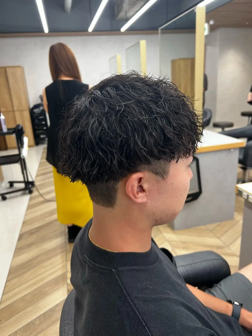 ショート パーマ メンズ メンズパーマ ツイストスパイラルパーマ スパイラルパーマ カット パーマ トリートメント ヘアセット 🏅メンズ特化 ヤマクラ タイキのヘアスタイル