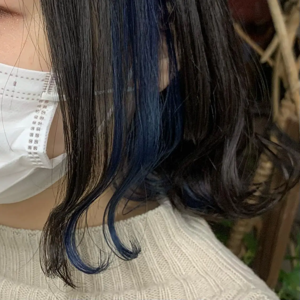 カラー ブリーチ ブルーカラー ケアブリーチ 透明感カラー ダブルカラー 🌷かわばた めい🌷のヘアスタイル