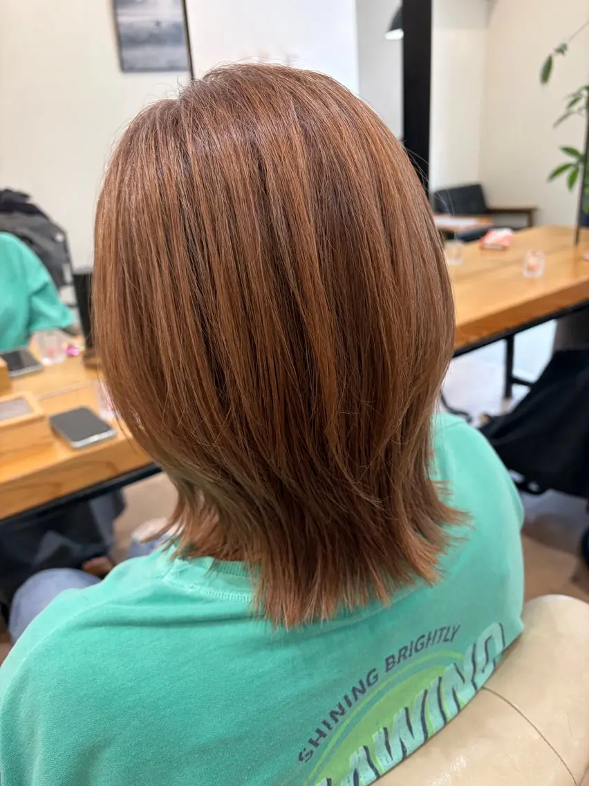 ミディアム 似合わせ透明感カラー 宇治　ヤマノのヘアスタイル