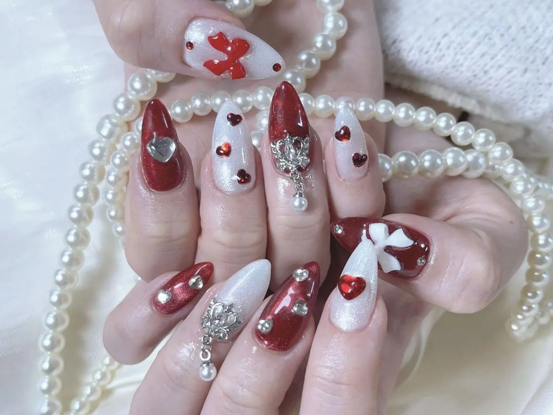 ネイル 長さ出し ジェルネイル グラデーション 韓国ネイル マグネットネイル moomi nail スカルプ専門のネイルデザイン