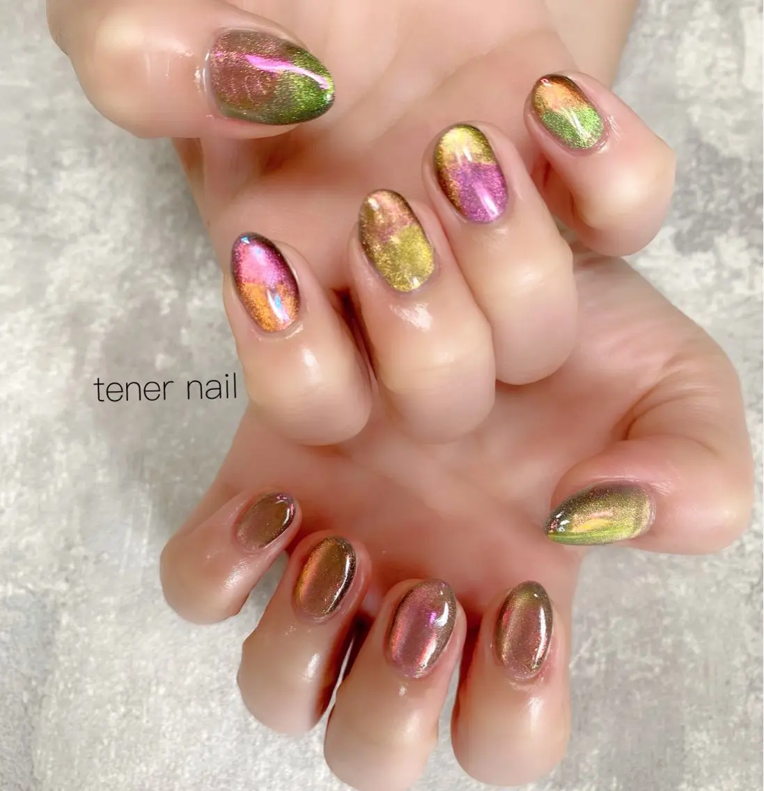ネイル マグネットネイル ハンドネイル テネルネイル tener nailのネイルデザイン