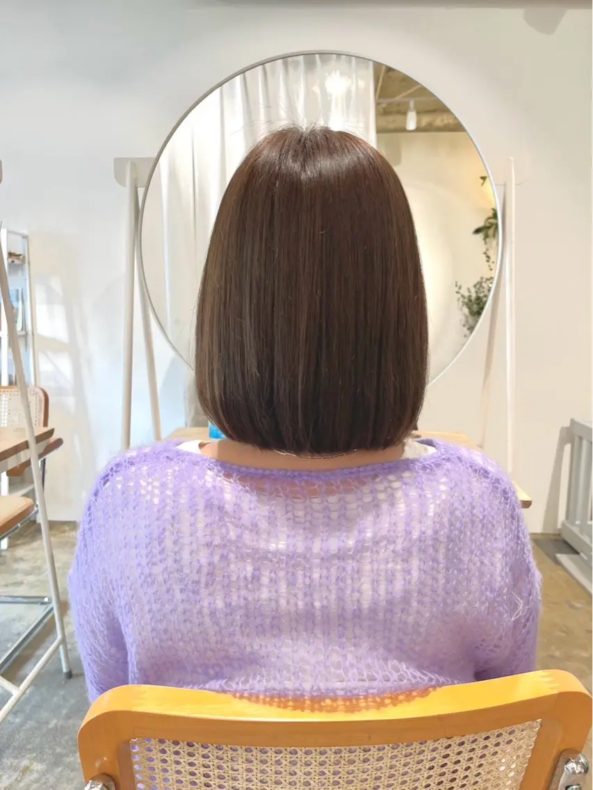 ミディアム カラー 南雲 美紀のヘアスタイル