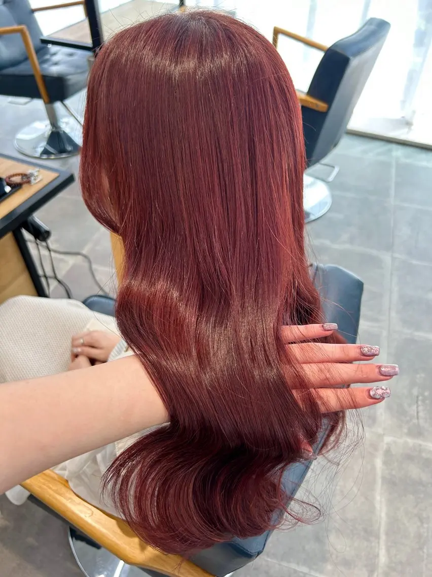 🎀🧸ケアダブルカラー🧸🎀(ブリーチなし)+トリートメント+カット💇♀️の写真
