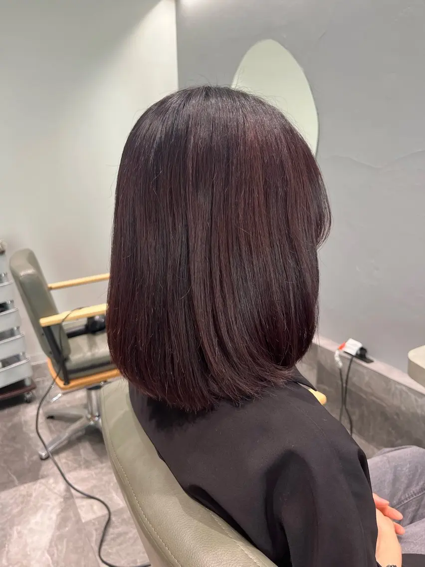 ミディアム ヘアカラー トリートメント ヘッドスパ 吉田 空 （POANA.）のヘアスタイル