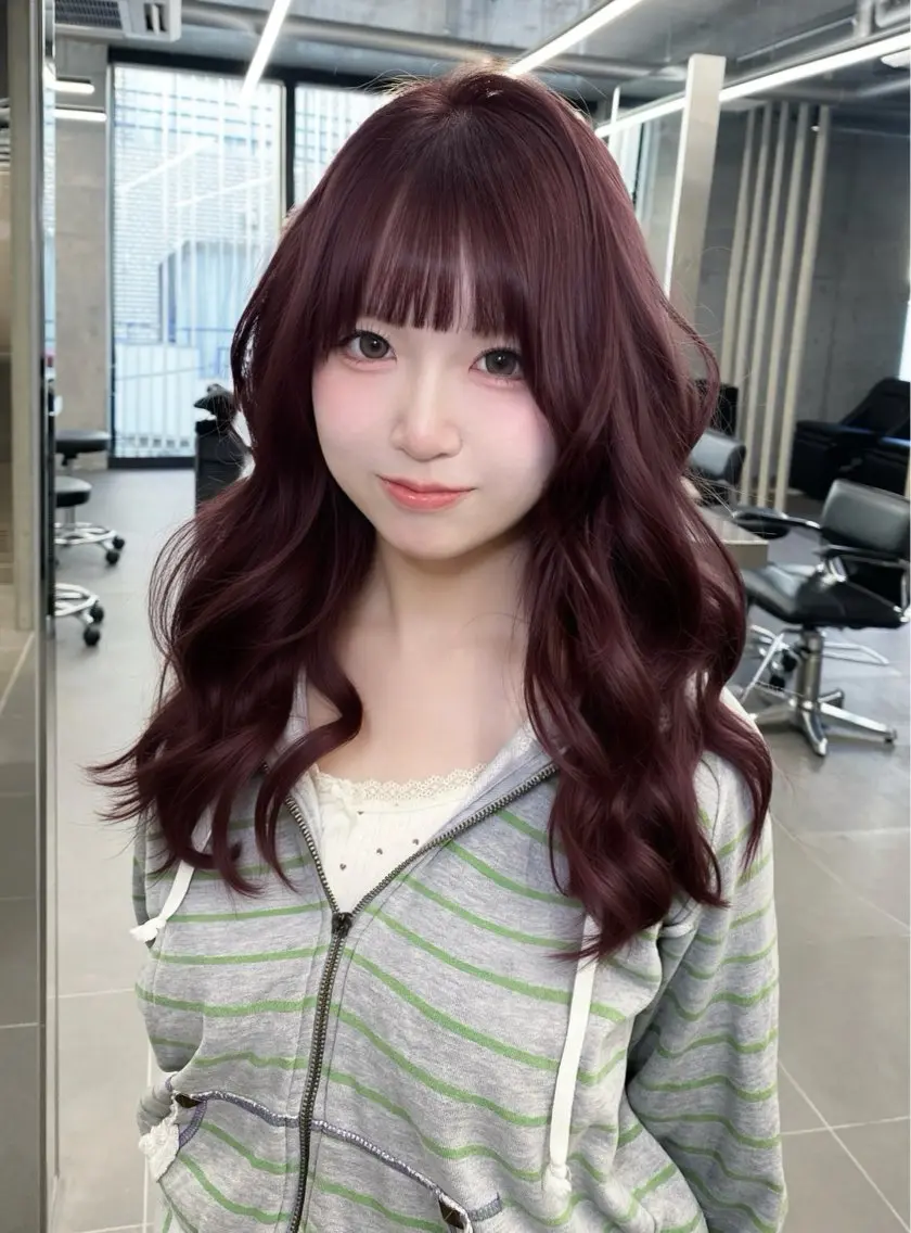 セミロング ヘアカラー ミルクティーカラー/ Haruka🎀のヘアスタイル