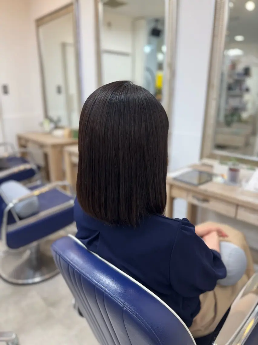 ミディアム カラー ブラウンカラー ナチュラルブラウン ヘアカラー 仲田 大記のヘアスタイル