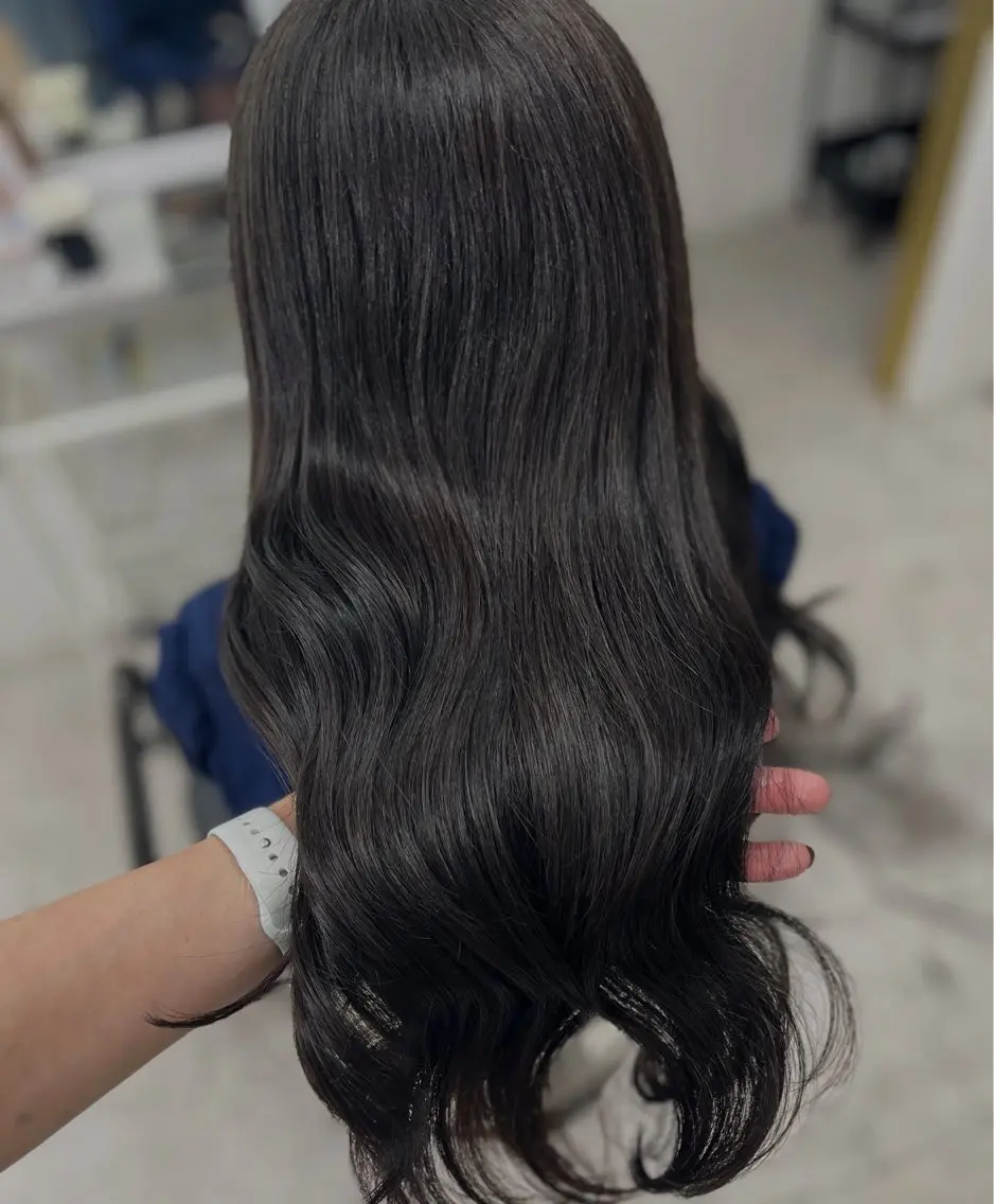 ロング カラー カット ヘアカラー トリートメント 🫧ぷる艶カラー🫧 Yuubi🦩のヘアスタイル