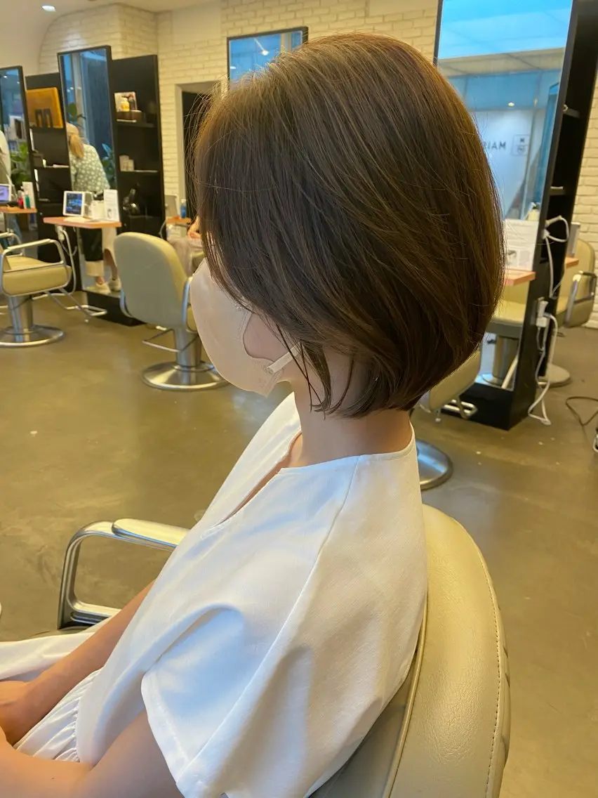 ショート たかしな けいなのヘアスタイル