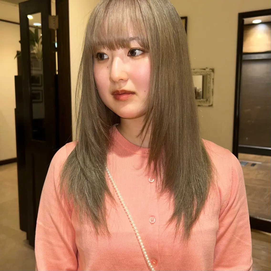 🤍ᩚ🎟ミニモ学割🎟🤍ᩚ【カット】+【透明感艶ブリーチ】+【オンカラー】+【ナノケラチンTR】¥10,000の写真