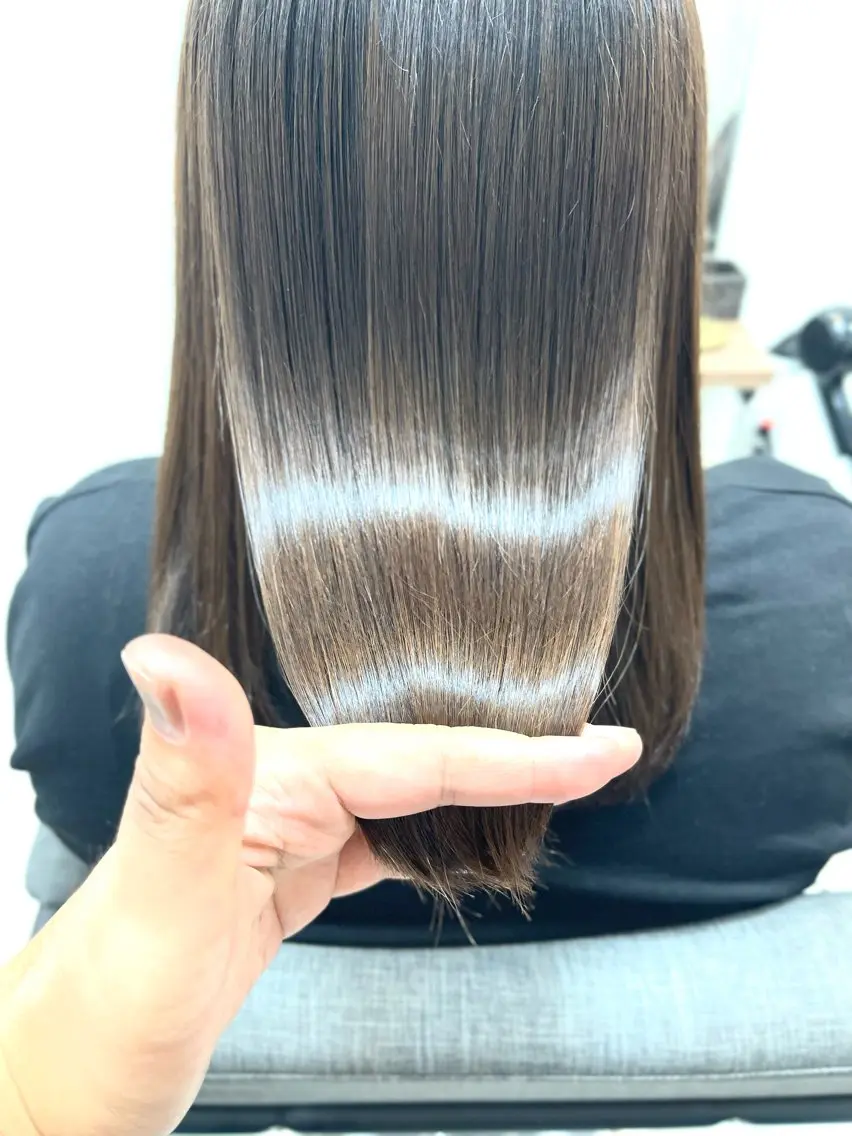 【長持ち☆髪質改善】毛髪診断+５STEP酸熱TR+カットの写真
