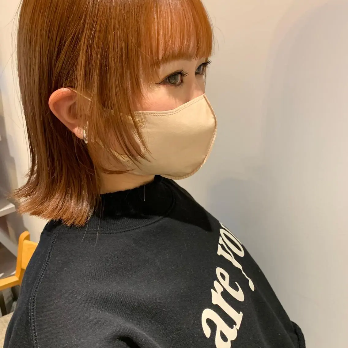 ミディアム カラー パーマ 似合わせ美髪ヘア✨ 天王寺．阿倍野🌈のヘアスタイル