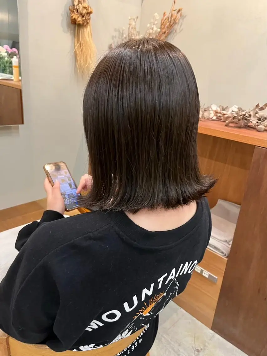ミディアム カラー 🌹花屋併設🌹 横山 洋幸のヘアスタイル