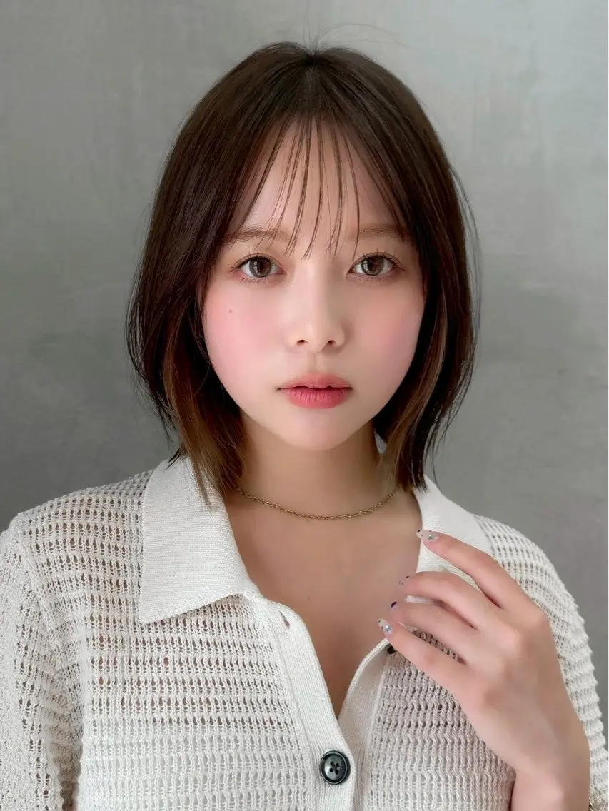 【❕前髪のみ❕ポイント縮毛矯正💎】＋1stepトリートメント🫧の写真