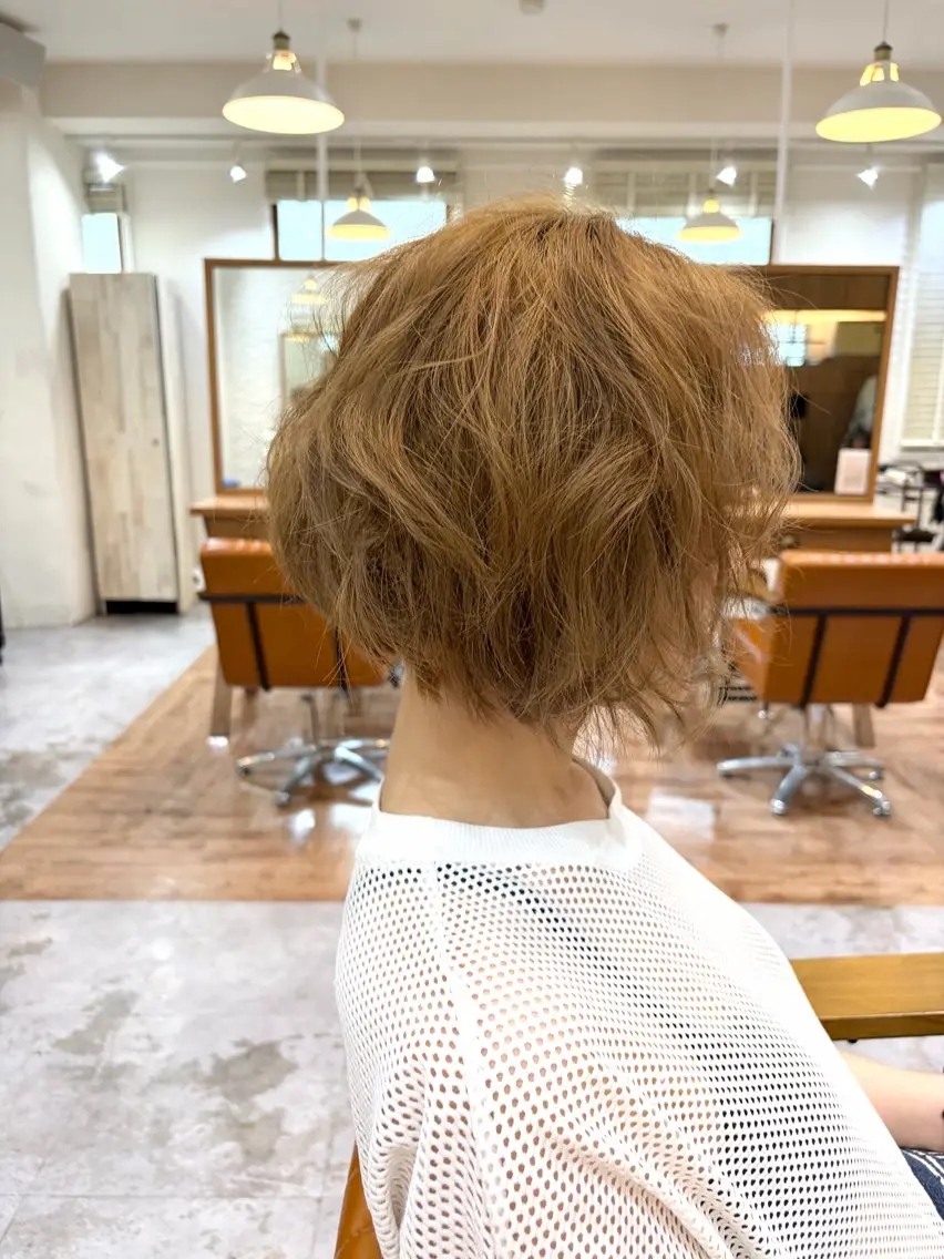 ショート カット トリートメント 松下 倫子のヘアスタイル