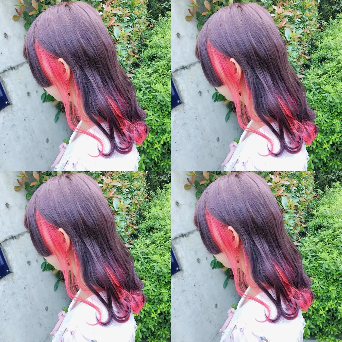 ロング カラー ヘアアレンジ メンズ キッズ ヘアカラー トリートメント ヘアセット 💟Chloe原宿店 🩶ハイトーンのヘアスタイル