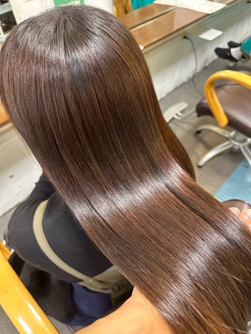 ロング 髪質改善 【髪質改善】に特化 オリーブオイルクラブのヘアスタイル