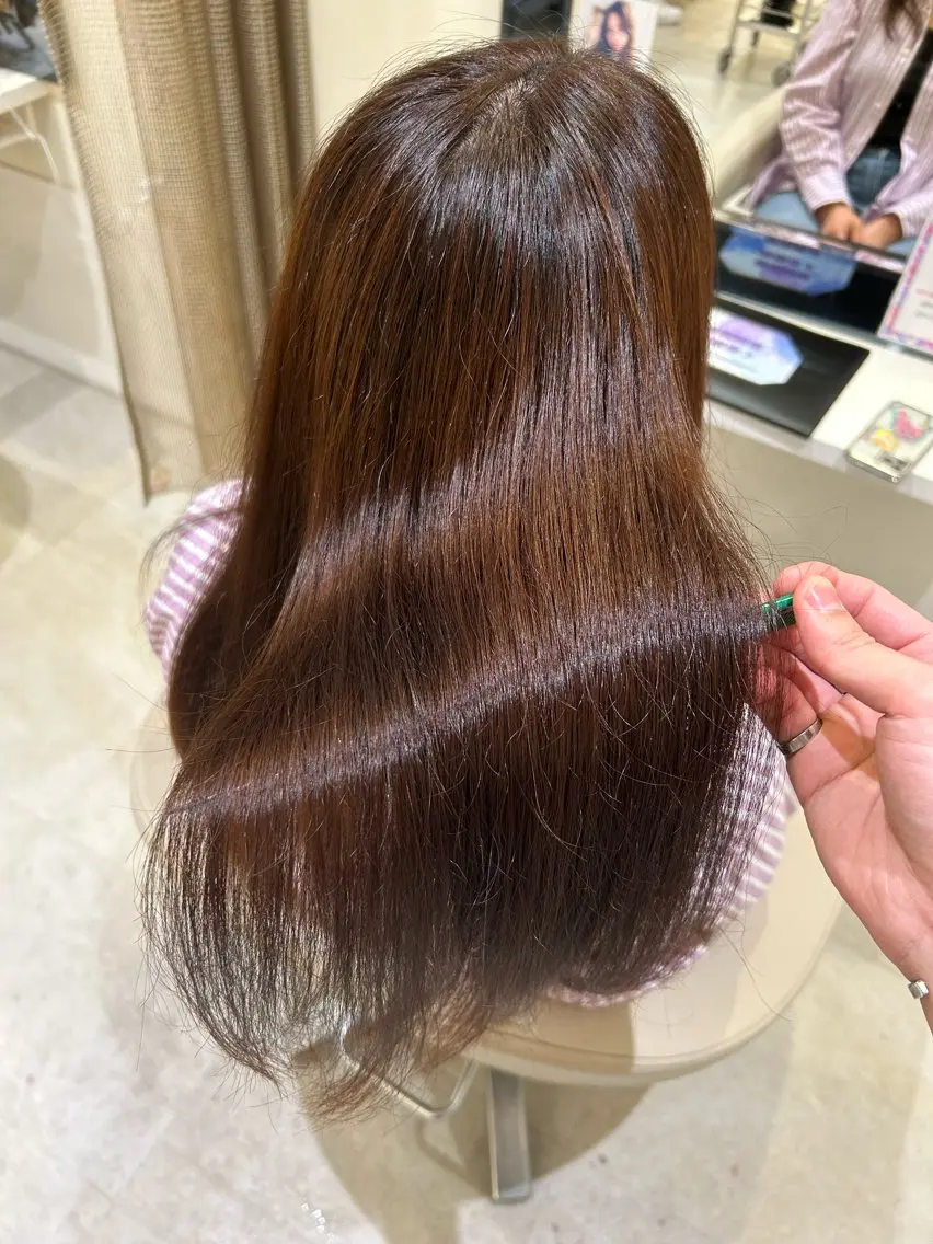 ロング トリートメント 髪質改善・縮毛矯正 濱　泰賀のヘアスタイル