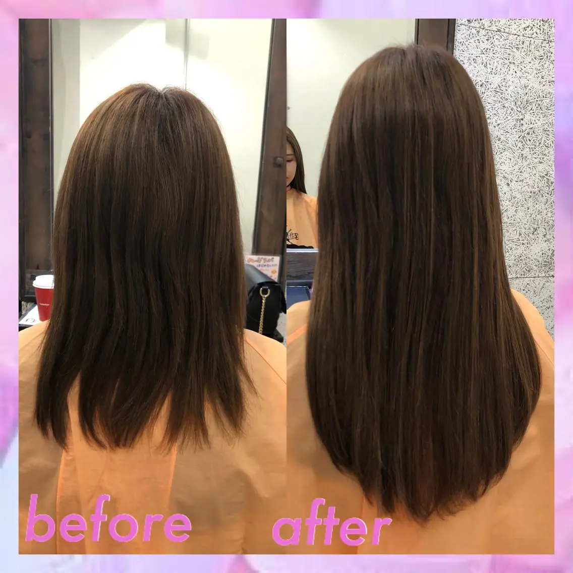 ロング カラー パーマ ヘアアレンジ ネイル マツエク・マツパ カット エクステ ヘアセット 八巻 晴香のヘアスタイル