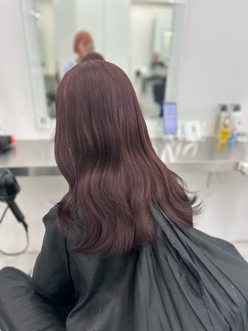 ロング ヘアカラー トリートメント 🥀艶髪/似合わせ 暖色/まな🥀のヘアスタイル