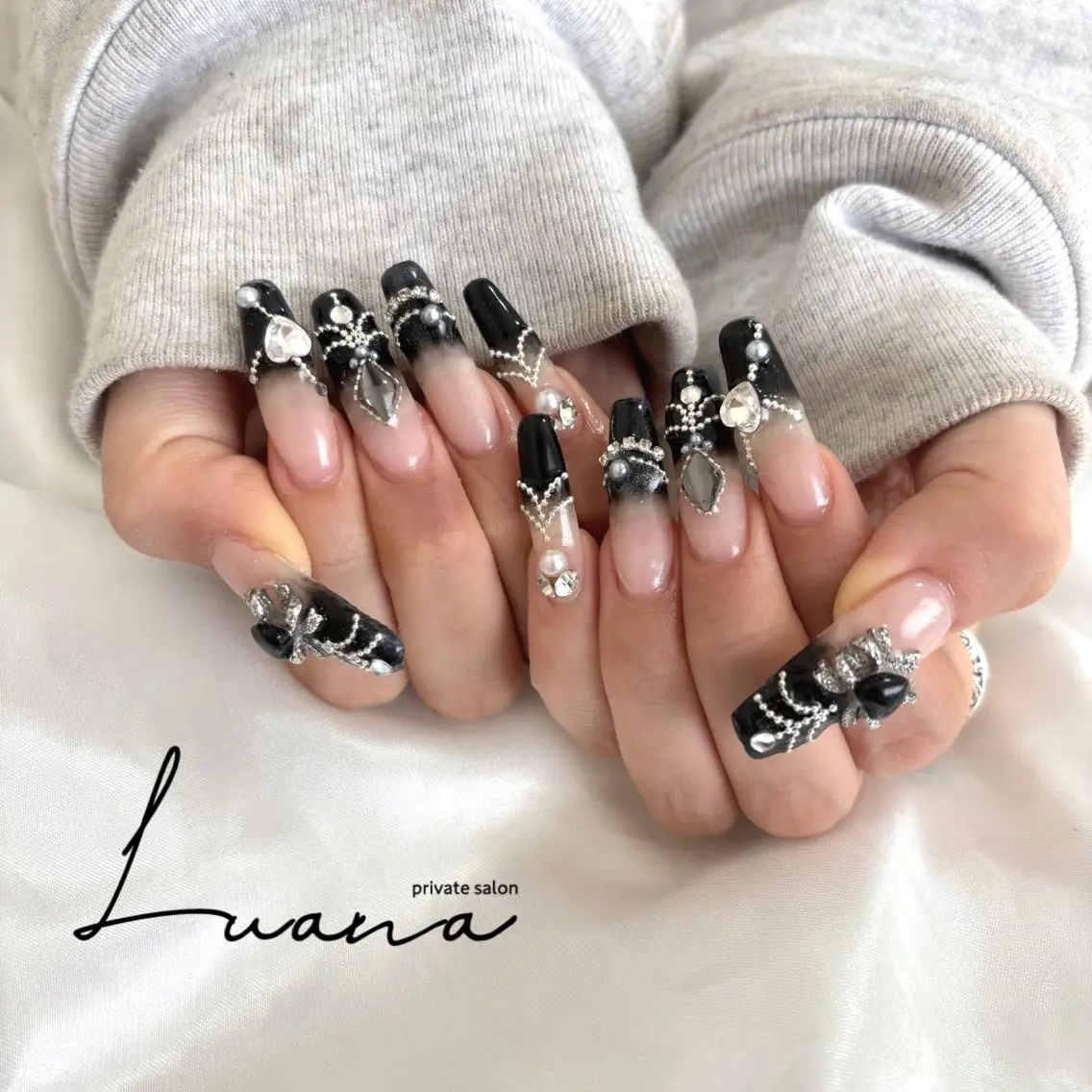 ネイル ロングネイル Luana Aoiのネイルデザイン