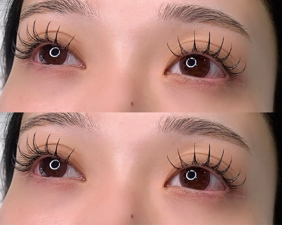 マツエク・マツパ フラットラッシュ Eyelash Salon IROのマツエク・マツパデザイン