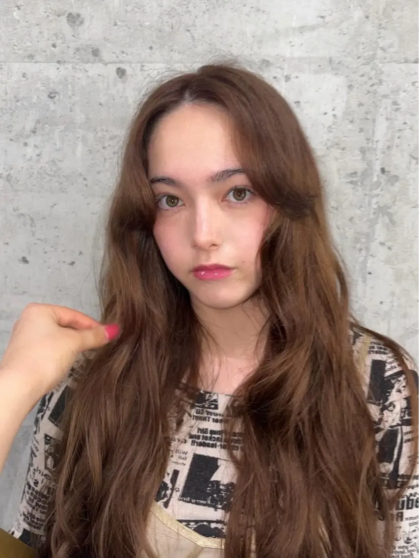 ロング カラー ヘアカラー ミナ /海外スタイルのヘアスタイル