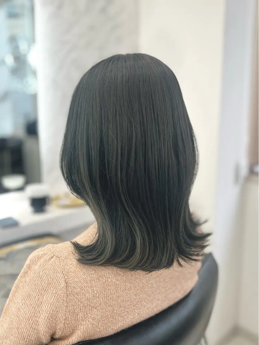ミディアム 髪質改善 ヘアカラー トリートメント 🤍似合わせ提案 🤍YUURI🤍のヘアスタイル